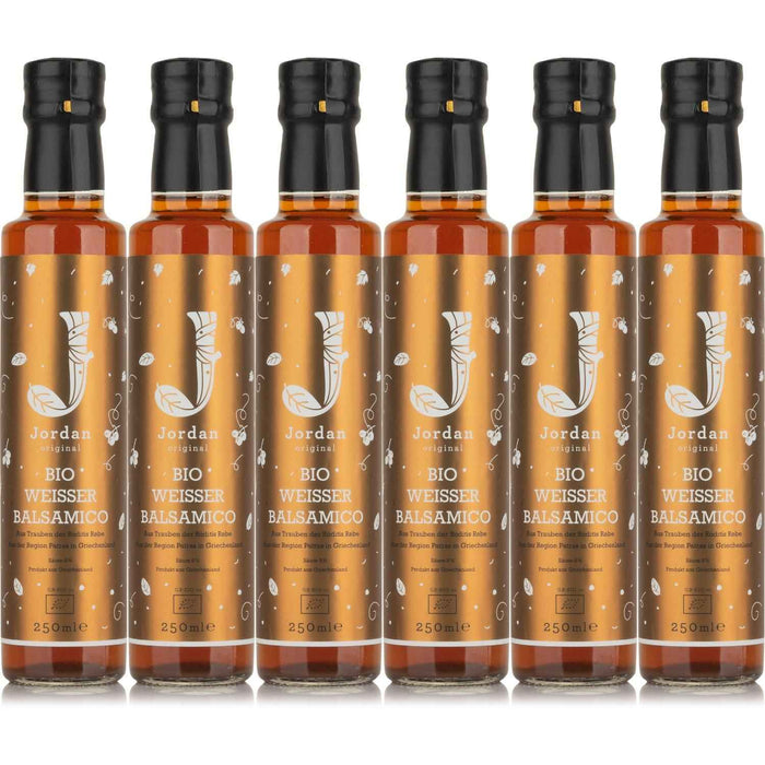Jordan Original - Bio Weißer Balsamico - GR-BIO-01 - 6er Pack - 6x 250 ml (1,5L)