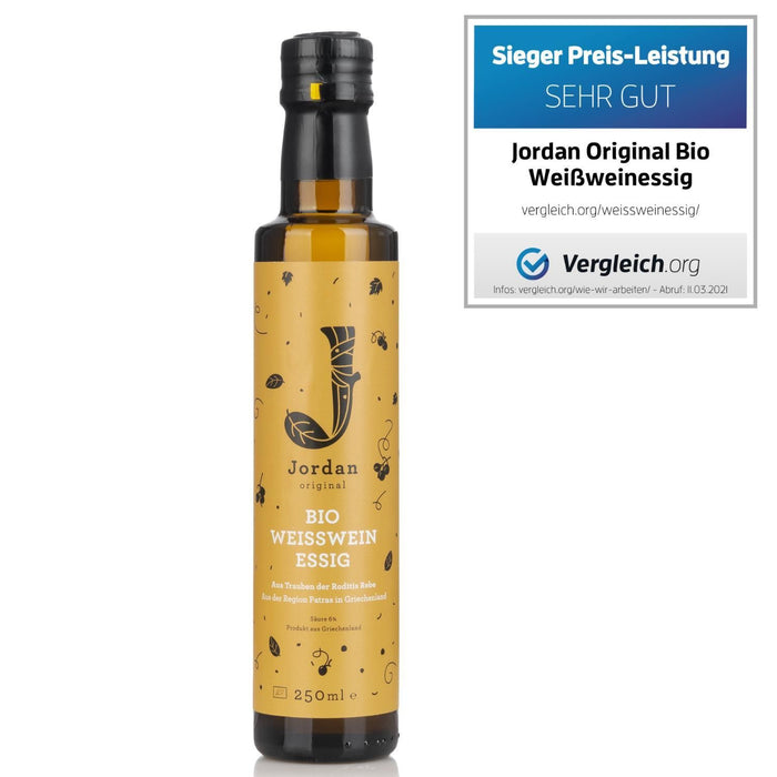 Jordan Original - Bio Weißweinessig - 250 ml - GR-BIO-01